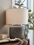Zandophen Antique Gray Table Lamp - L207654