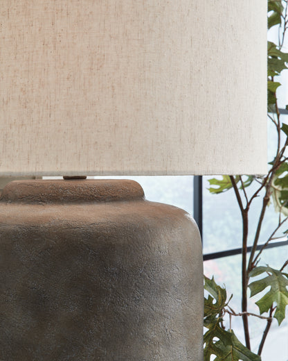 Zandophen Antique Gray Table Lamp - L207654