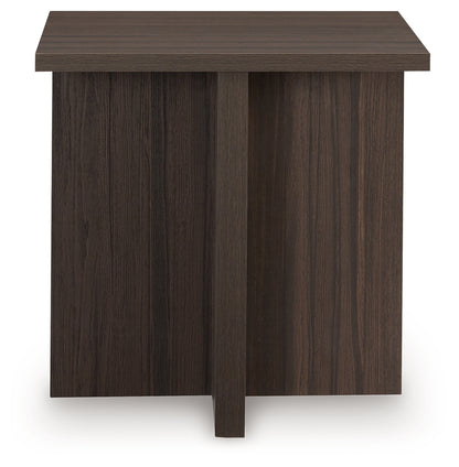 Zendex Brown Table (Set of 2) - T304-12