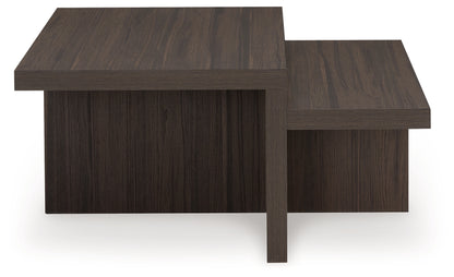 Zendex Brown Table (Set of 2) - T304-12