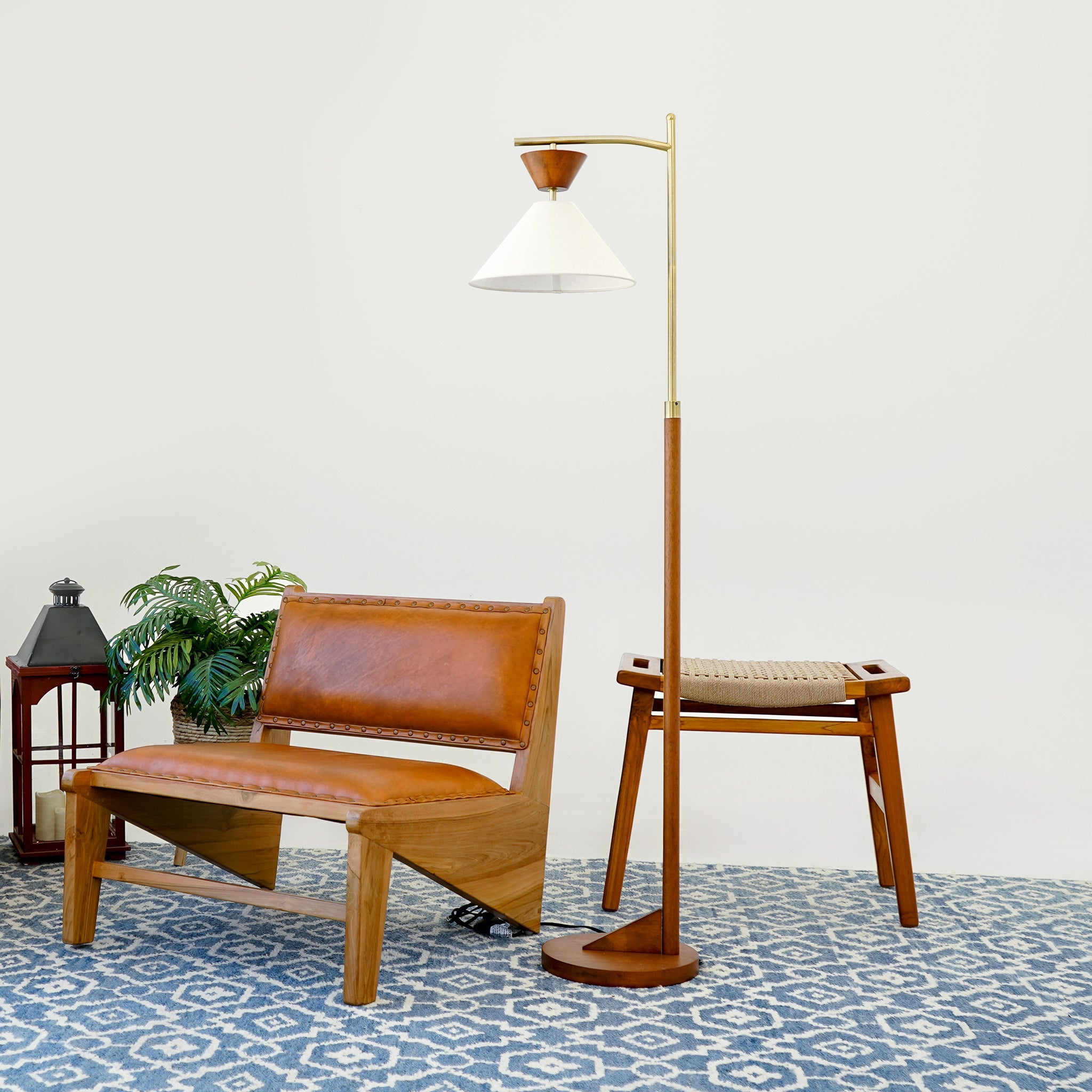 Zensa Brown Floor Lamp - FLL04203001