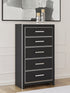 Zuraleus Black Chest of Drawers - PCB3380-46