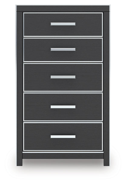 Zuraleus Black Chest of Drawers - PCB3380-46