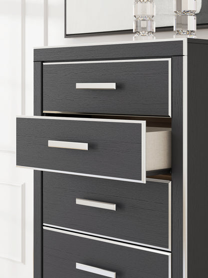 Zuraleus Black Chest of Drawers - PCB3380-46