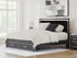 Zuraleus Black King Upholstered Panel Storage Bed - PCB3380B11
