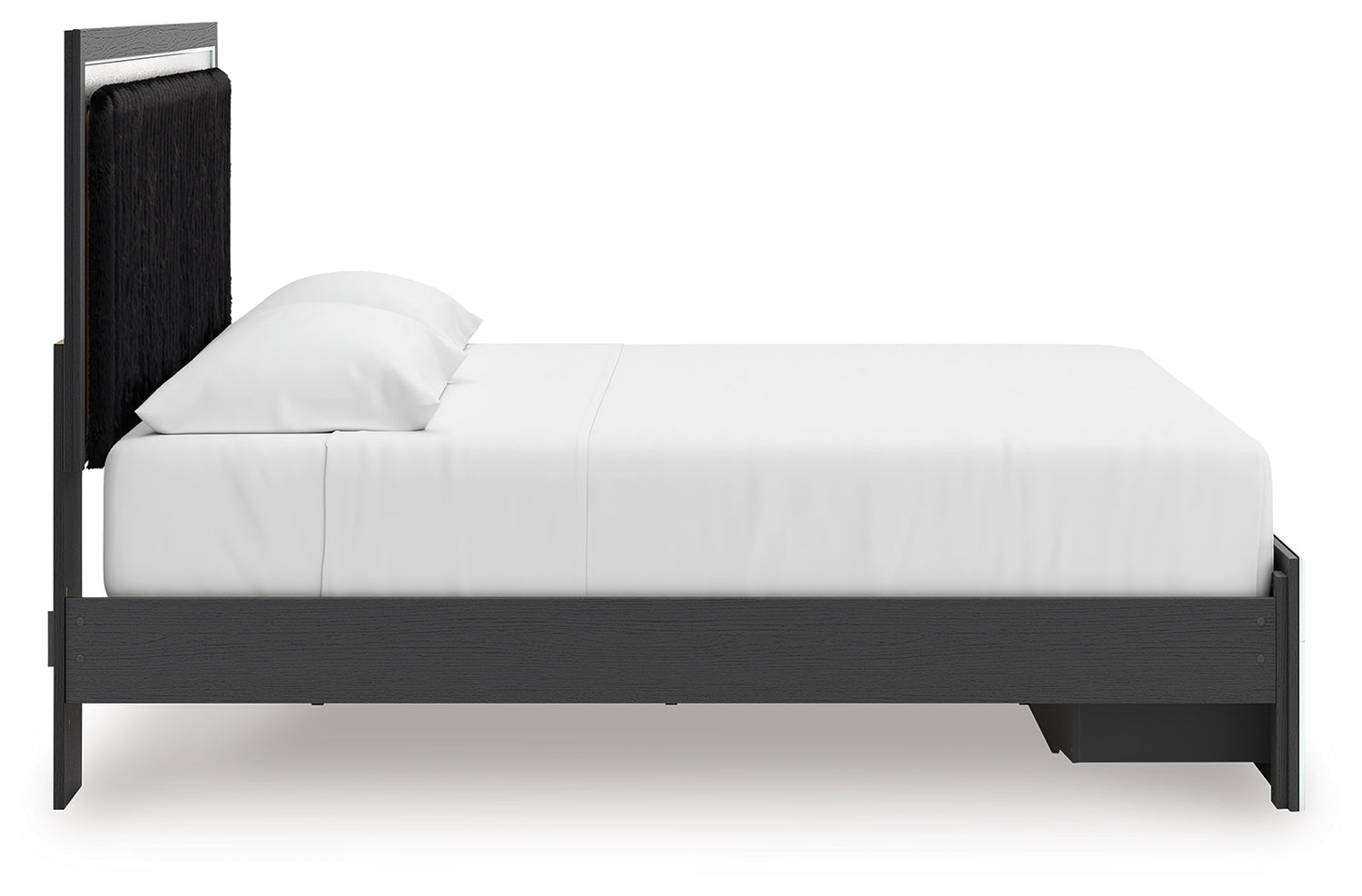Zuraleus Black King Upholstered Panel Storage Bed - PCB3380B11