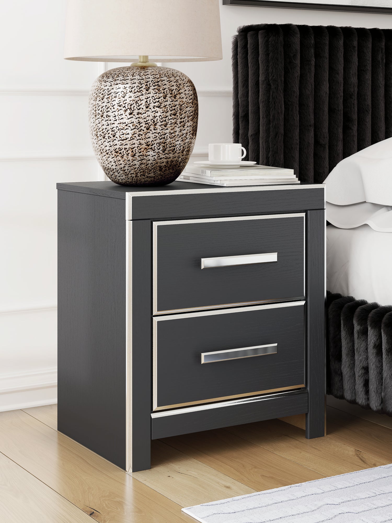 Zuraleus Black Nightstand - PCB3380-92