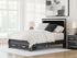 Zuraleus Black Queen Upholstered Panel Storage Bed - PCB3380B4