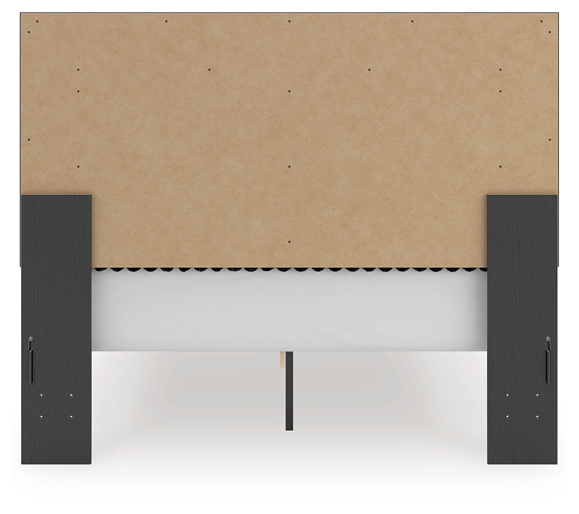 Zuraleus Black Queen Upholstered Panel Storage Bed - PCB3380B4