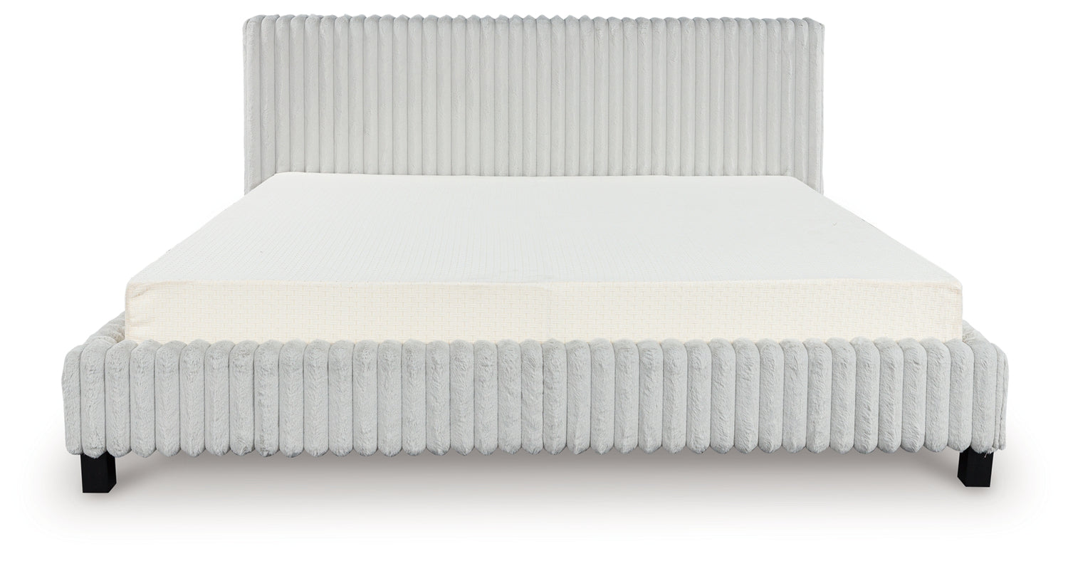 Zuraleus White California King Upholstered Bed - PCB3381B14
