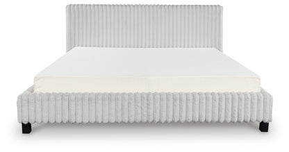 Zuraleus White California King Upholstered Bed - PCB3381B14