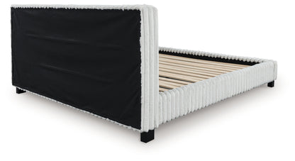 Zuraleus White California King Upholstered Bed - PCB3381B14