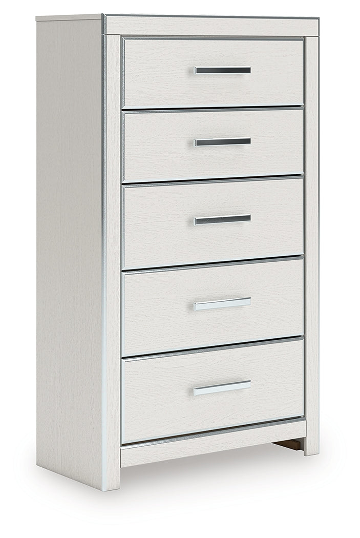 Zuraleus White Chest of Drawers - PCB3381-46