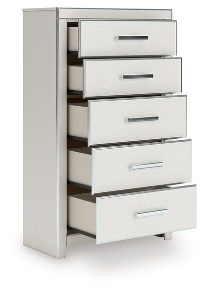 Zuraleus White Chest of Drawers - PCB3381-46