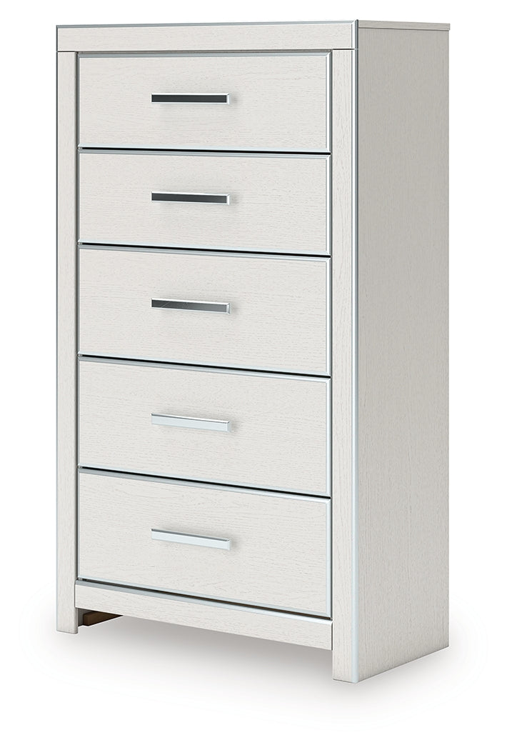 Zuraleus White Chest of Drawers - PCB3381-46