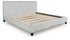 Zuraleus White King Upholstered Bed - PCB3381B13