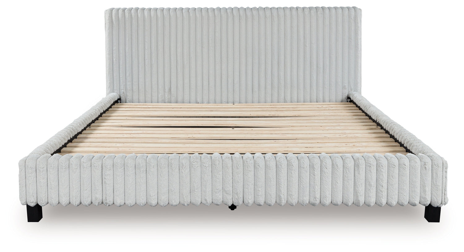 Zuraleus White King Upholstered Bed - PCB3381B13