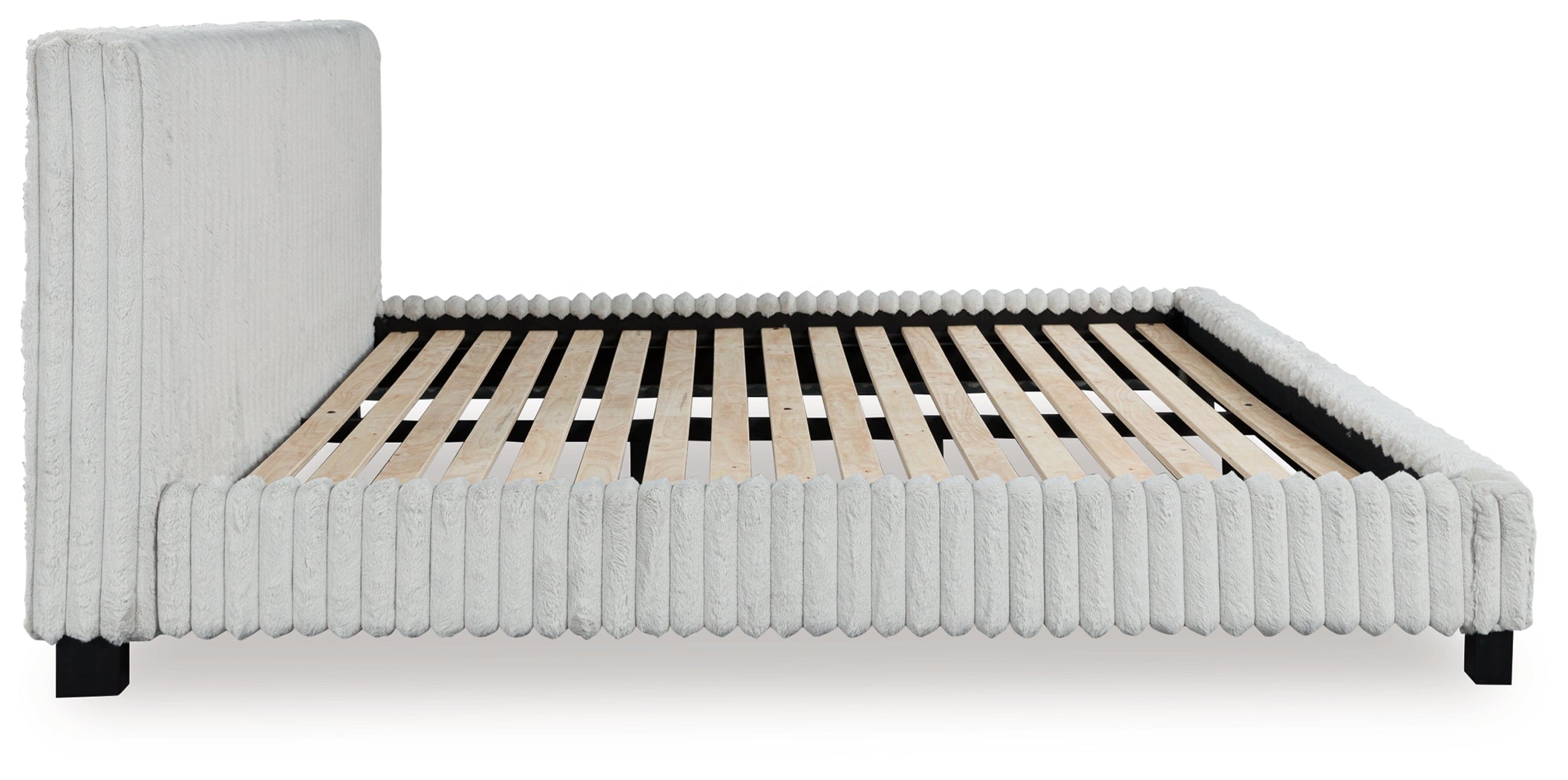 Zuraleus White King Upholstered Bed - PCB3381B13