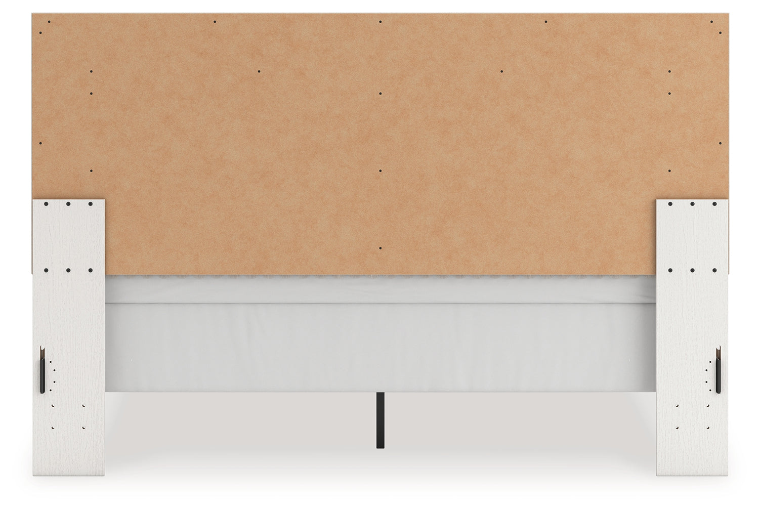 Zuraleus White King Upholstered Panel Bed - PCB3381B10