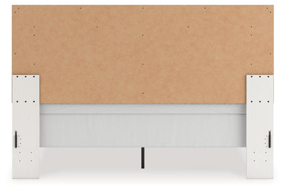 Zuraleus White King Upholstered Panel Bed - PCB3381B10