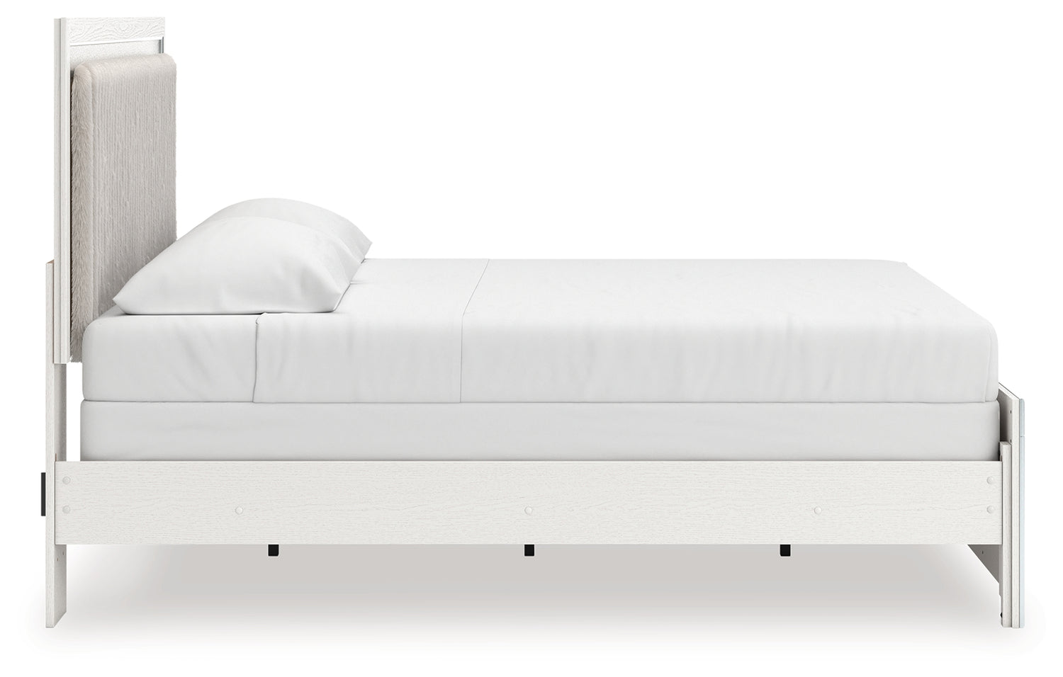 Zuraleus White King Upholstered Panel Bed - PCB3381B10