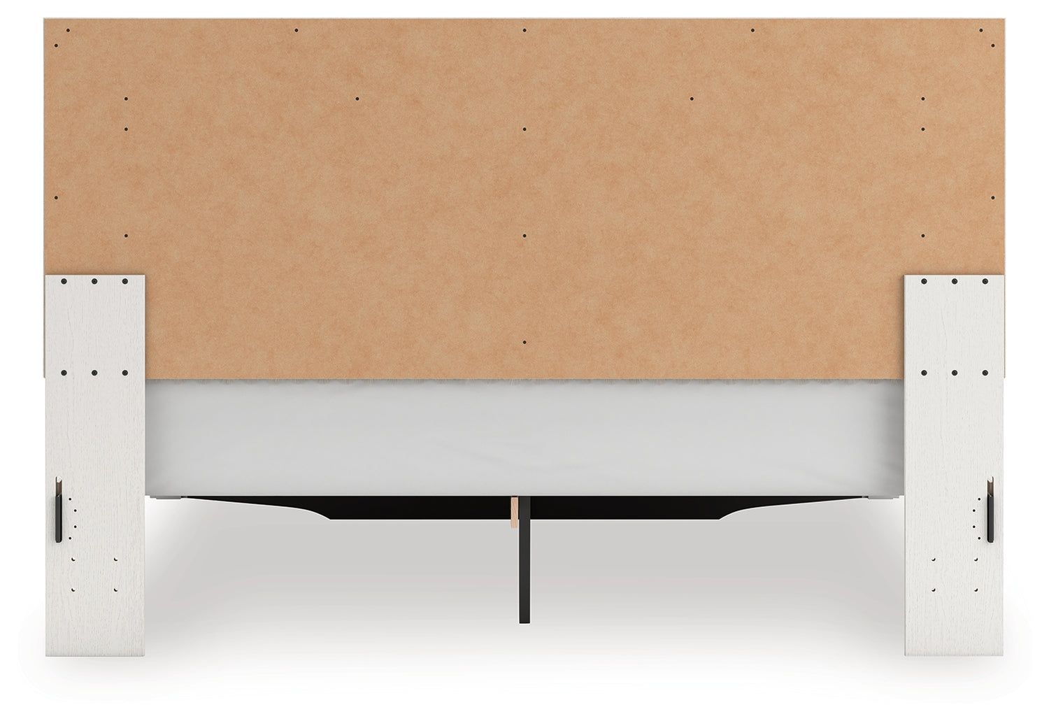 Zuraleus White King Upholstered Panel Storage Bed - PCB3381B9