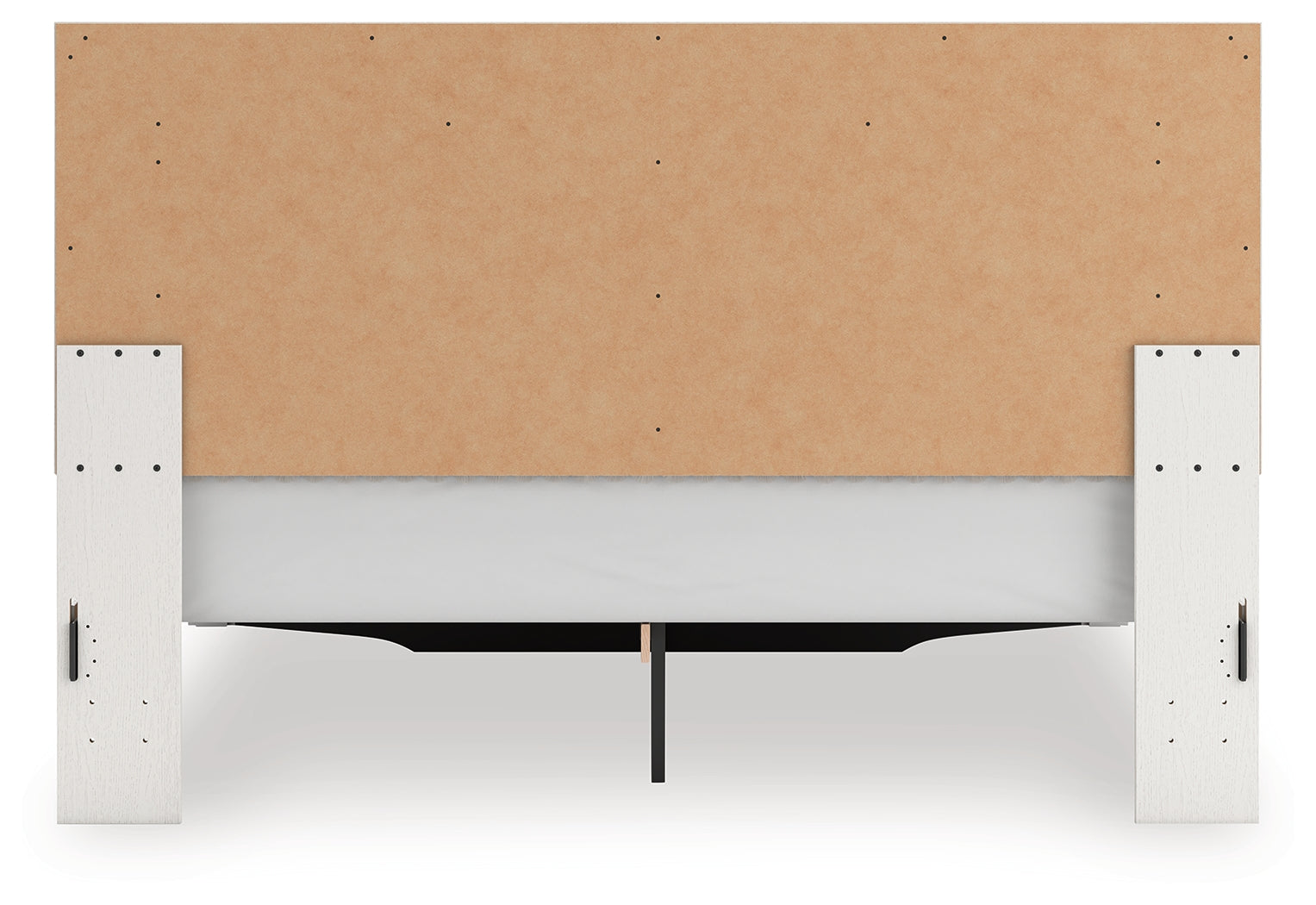 Zuraleus White King Upholstered Panel Storage Bed - PCB3381B9