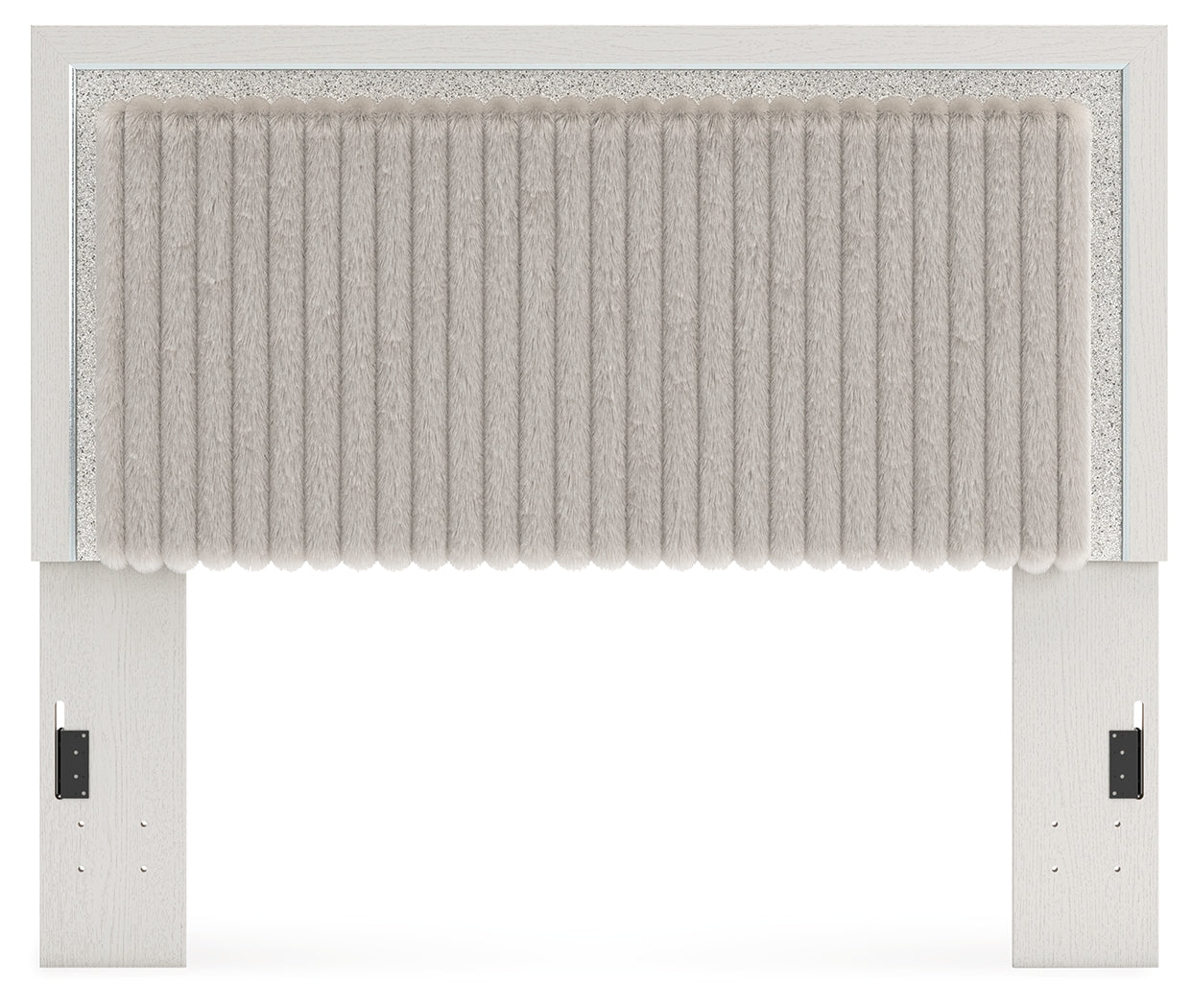 Zuraleus White Queen Upholstered Panel Headboard - PCB3381-57