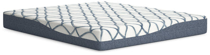 10 Inch Chime Elite 2.0 White/Blue California King Mattress - M42551 - Bien Home Furniture &amp; Electronics