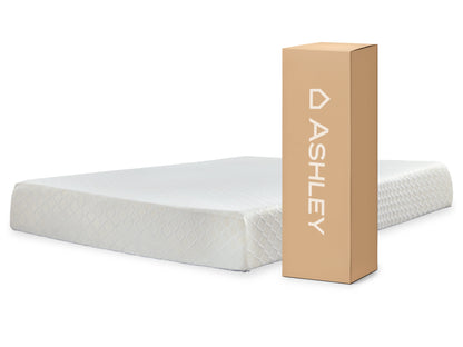 10 Inch Chime Memory Foam White California King Mattress in a Box - M69951 - Bien Home Furniture &amp; Electronics