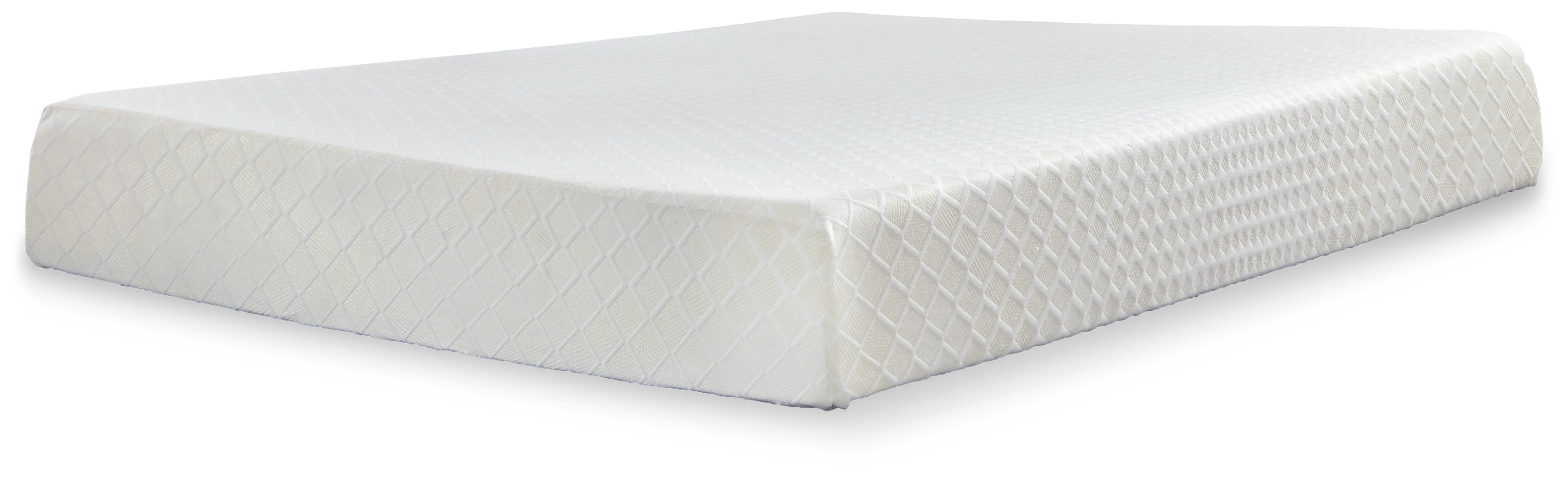 10 Inch Chime Memory Foam White California King Mattress in a Box - M69951 - Bien Home Furniture &amp; Electronics