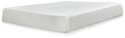 10 Inch Chime Memory Foam White California King Mattress in a Box - M69951 - Bien Home Furniture &amp; Electronics