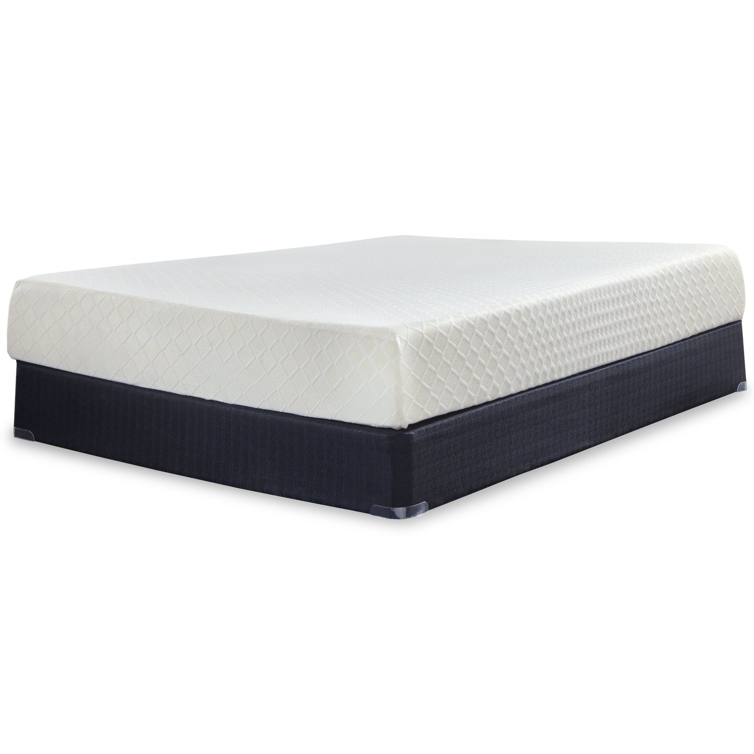 10 Inch Chime Memory Foam White California King Mattress in a Box - M69951 - Bien Home Furniture &amp; Electronics