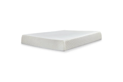 10 Inch Chime Memory Foam White Twin Mattress in a Box - M69911 - Bien Home Furniture &amp; Electronics