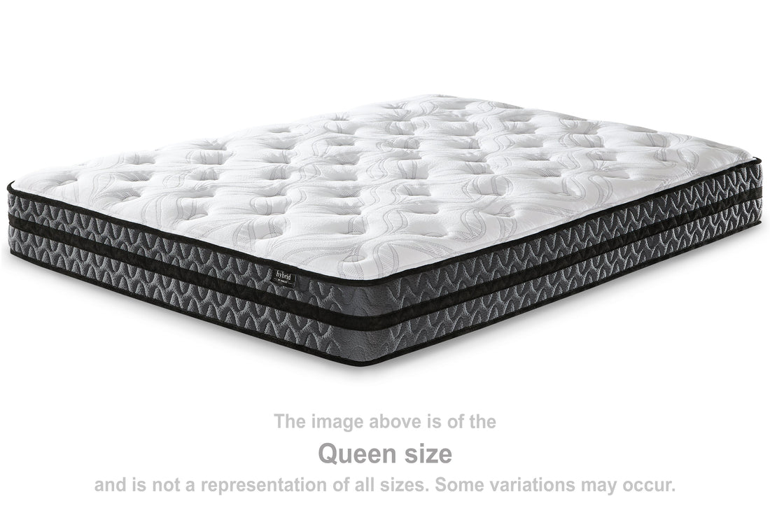 10 Inch Pocketed Hybrid White California King Mattress - M58951 - Bien Home Furniture &amp; Electronics