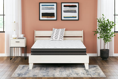 10 Inch Pocketed Hybrid White Queen Mattress - M58931X - Bien Home Furniture &amp; Electronics