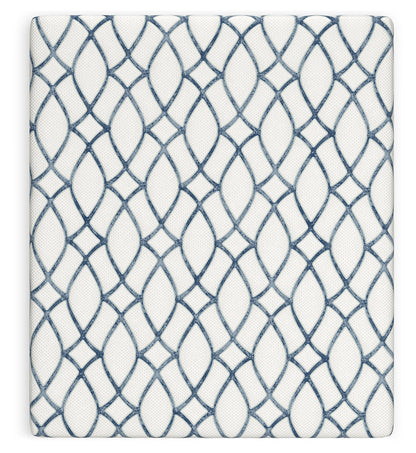 12 Inch Chime Elite 2.0 White/Blue California King Mattress - M42651 - Bien Home Furniture &amp; Electronics