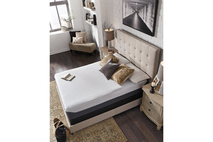 12 Inch Chime Elite White/Gray Full Memory Foam Mattress in a box - M67421 - Bien Home Furniture &amp; Electronics