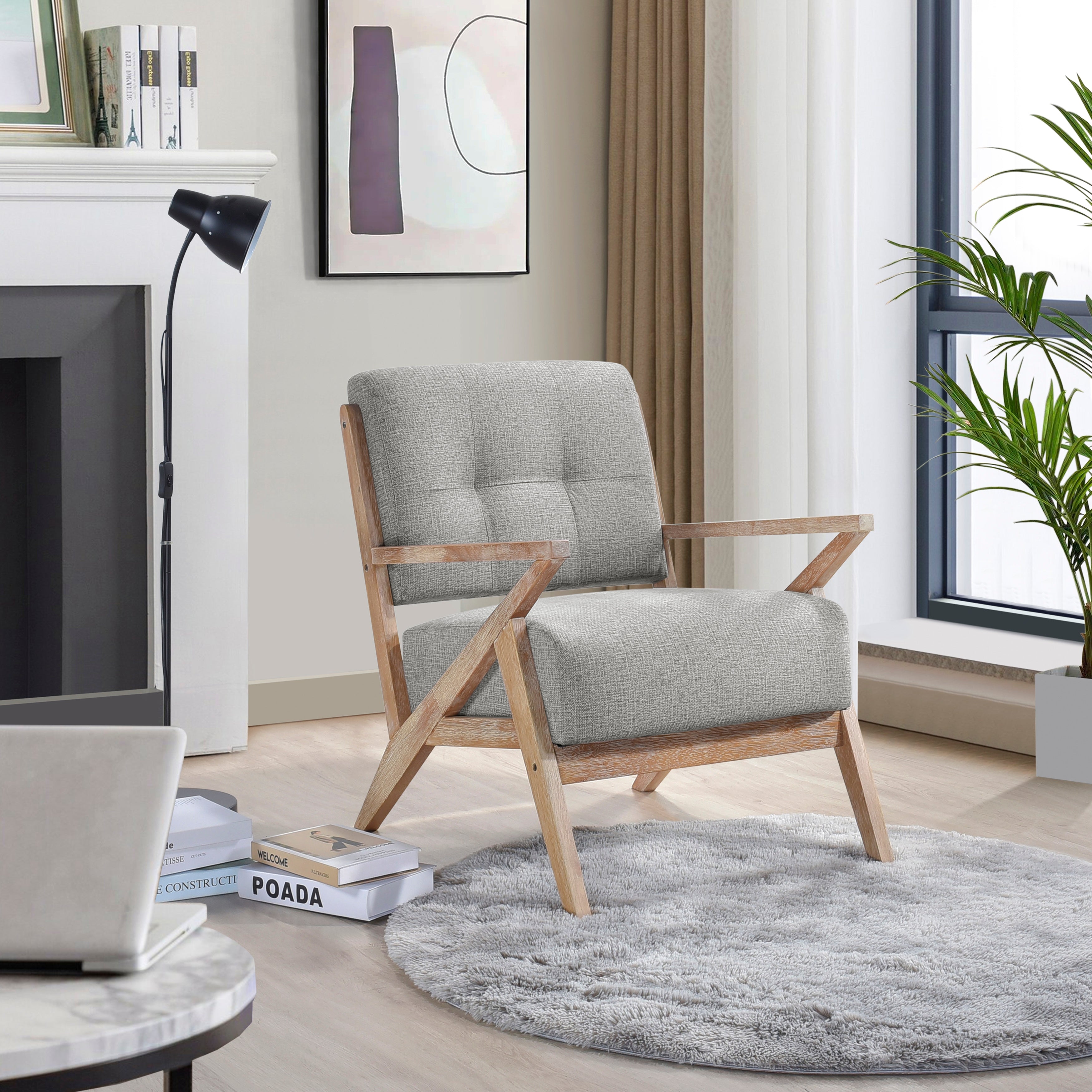 1211GY-1 Accent Chair - 1211GY-1 - Bien Home Furniture &amp; Electronics