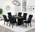 1220 Onyx - (FAUX MARBLE) Dining Table + 6 Chair Set - 1220 Onyx - Bien Home Furniture & Electronics