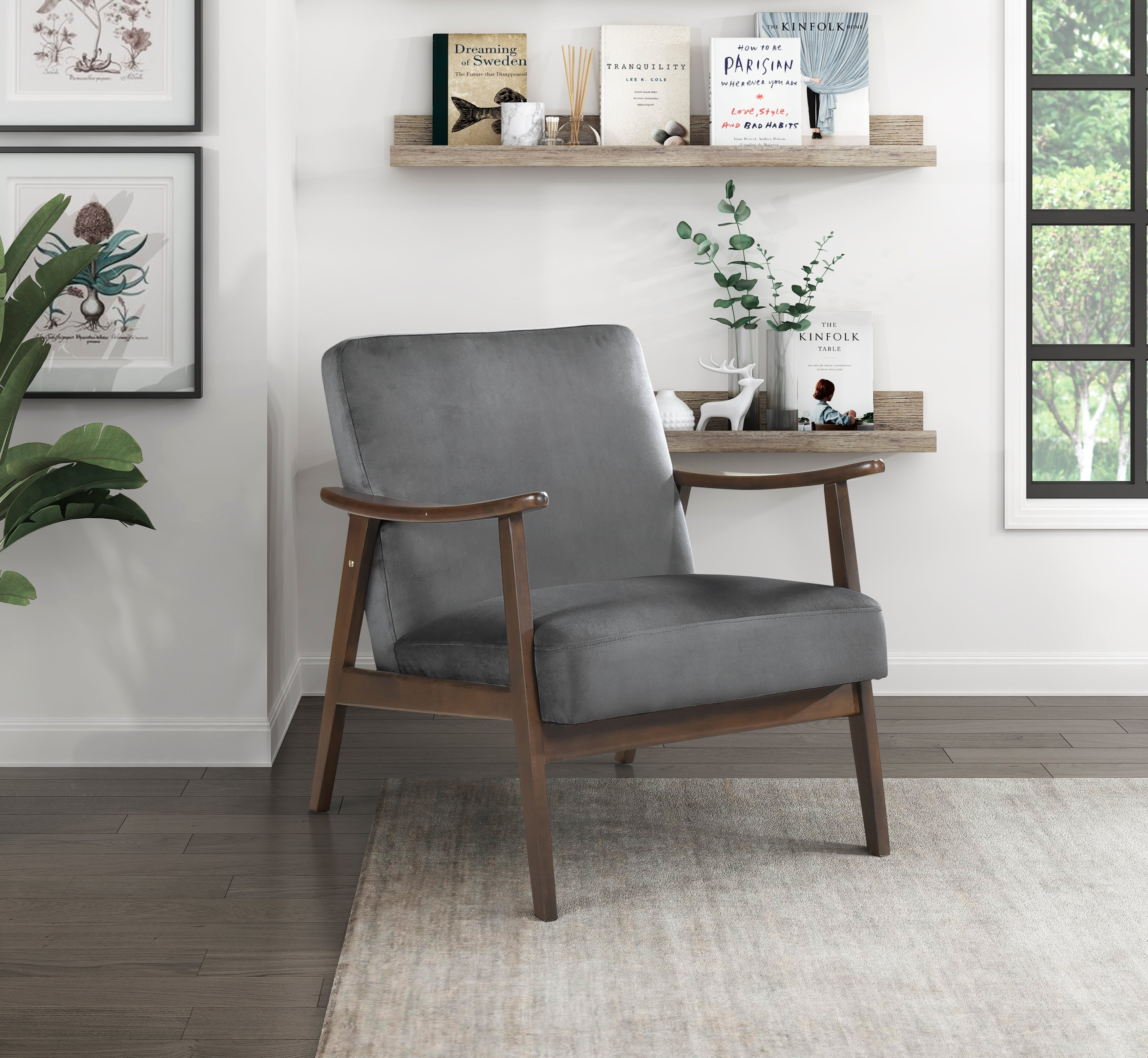 1230DG-1 Accent Chair - 1230DG-1 - Bien Home Furniture &amp; Electronics