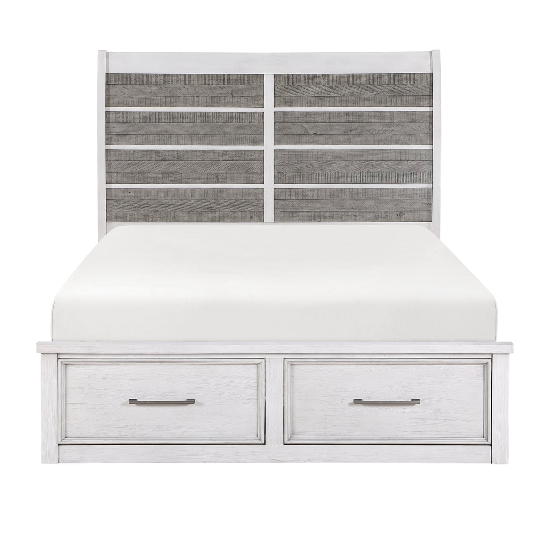 1303K-1EK* (3) Eastern King Platform Bed with Footboard Storage - 1303K-1EK* - Bien Home Furniture &amp; Electronics