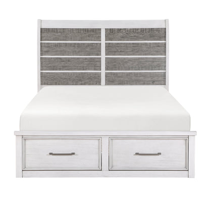 1303K-1EK* (3) Eastern King Platform Bed with Footboard Storage - 1303K-1EK* - Bien Home Furniture &amp; Electronics