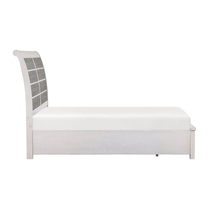 1303K-1EK* (3) Eastern King Platform Bed with Footboard Storage - 1303K-1EK* - Bien Home Furniture &amp; Electronics