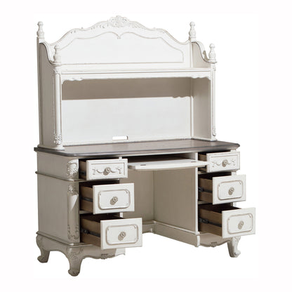 1386NW-10* (2) Writing Desk with Hutch - 1386NW-10* - Bien Home Furniture &amp; Electronics