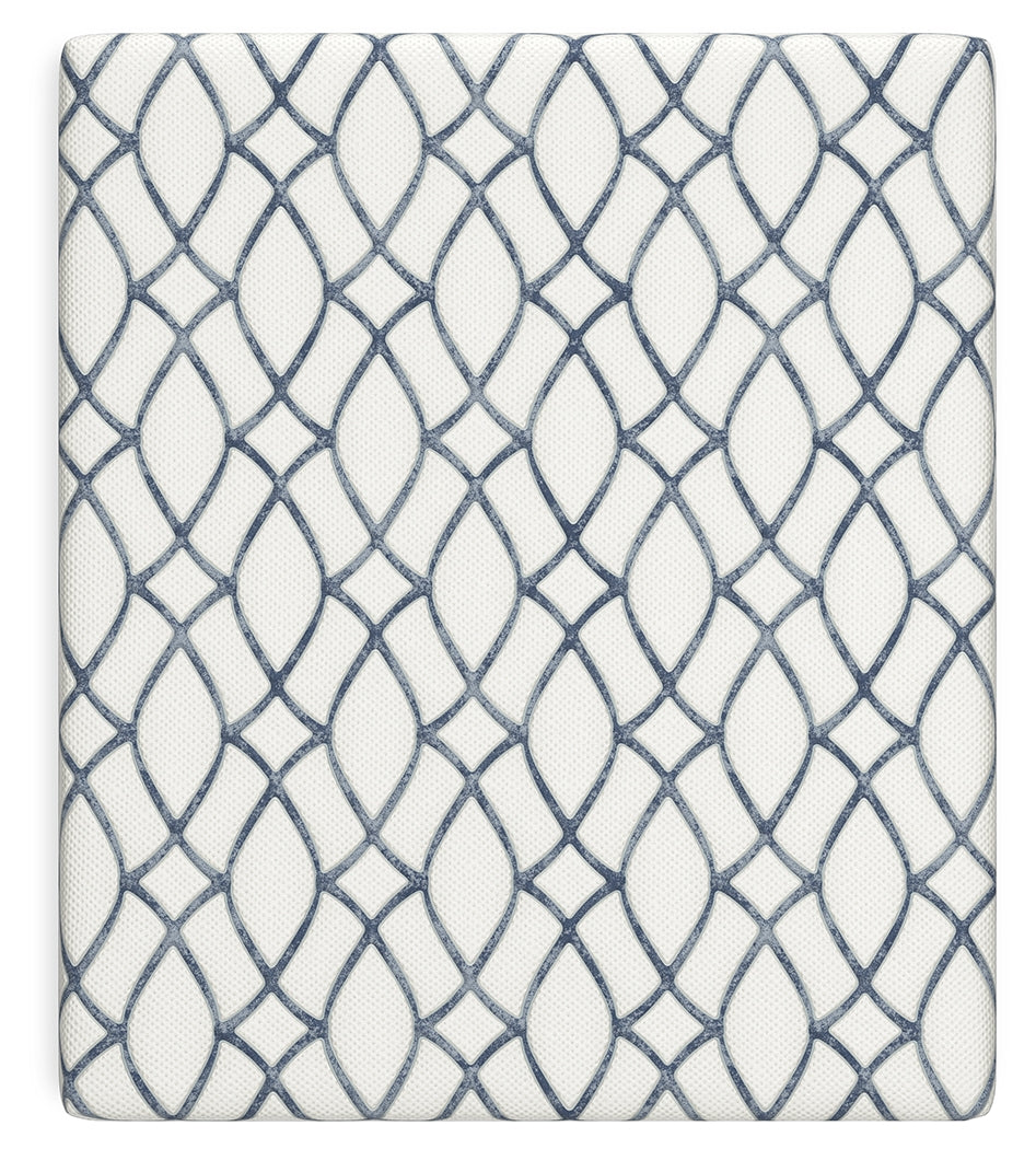 14 Inch Chime Elite 2.0 White/Blue California King Mattress - M42751 - Bien Home Furniture &amp; Electronics