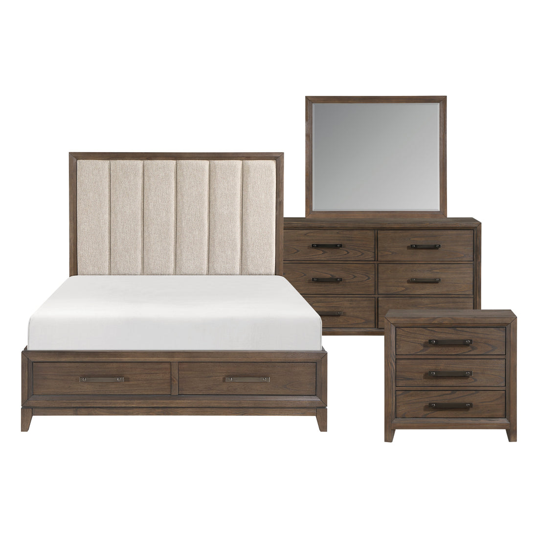 1422N-1*4 4pc Set (QB+NS+DR+MR) - 1422N-1*4 - Bien Home Furniture &amp; Electronics