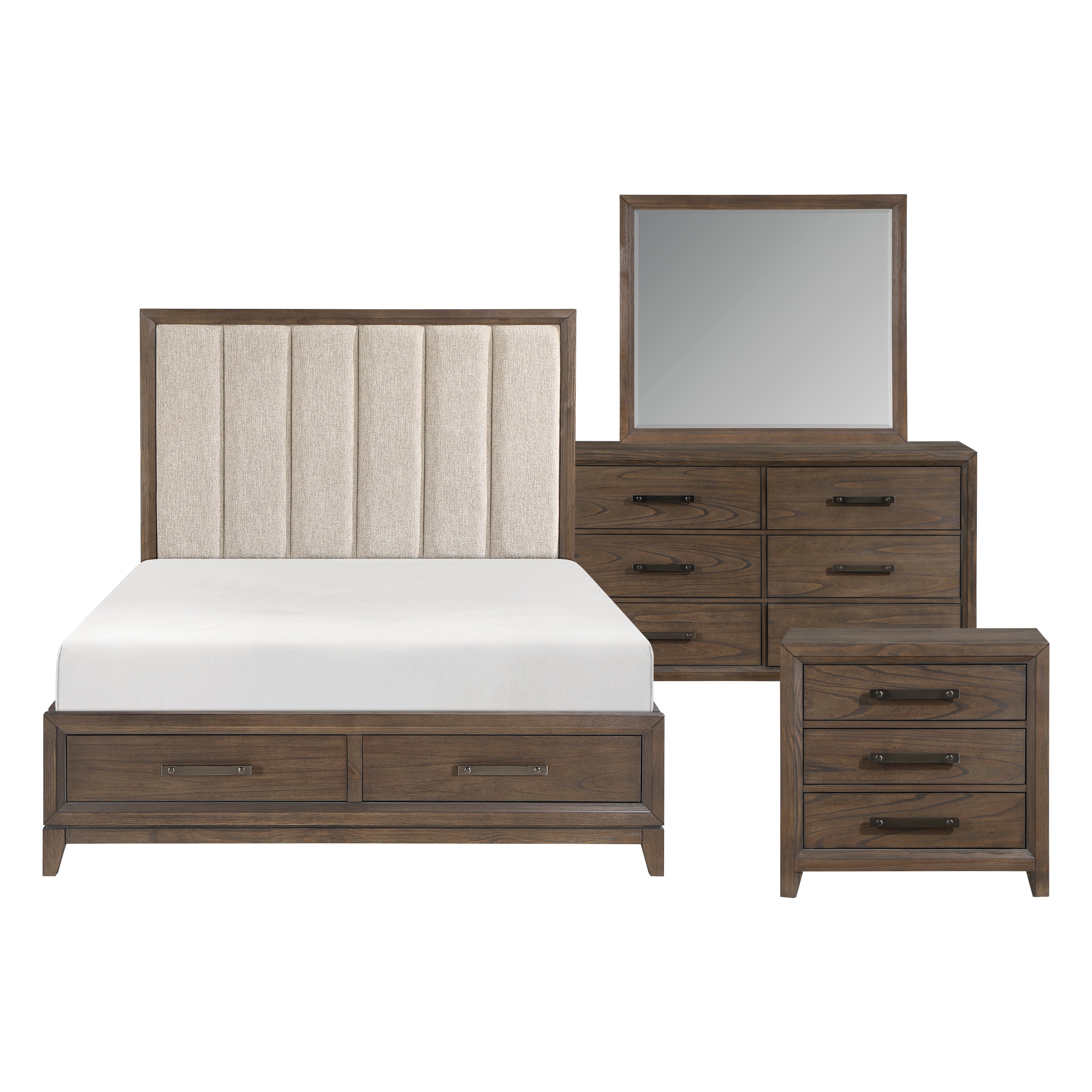 1422N-1*4 4pc Set (QB+NS+DR+MR) - 1422N-1*4 - Bien Home Furniture &amp; Electronics