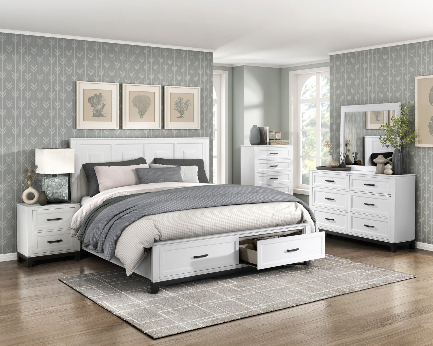 1450WH-6 Mirror - 1450WH-6 - Bien Home Furniture &amp; Electronics