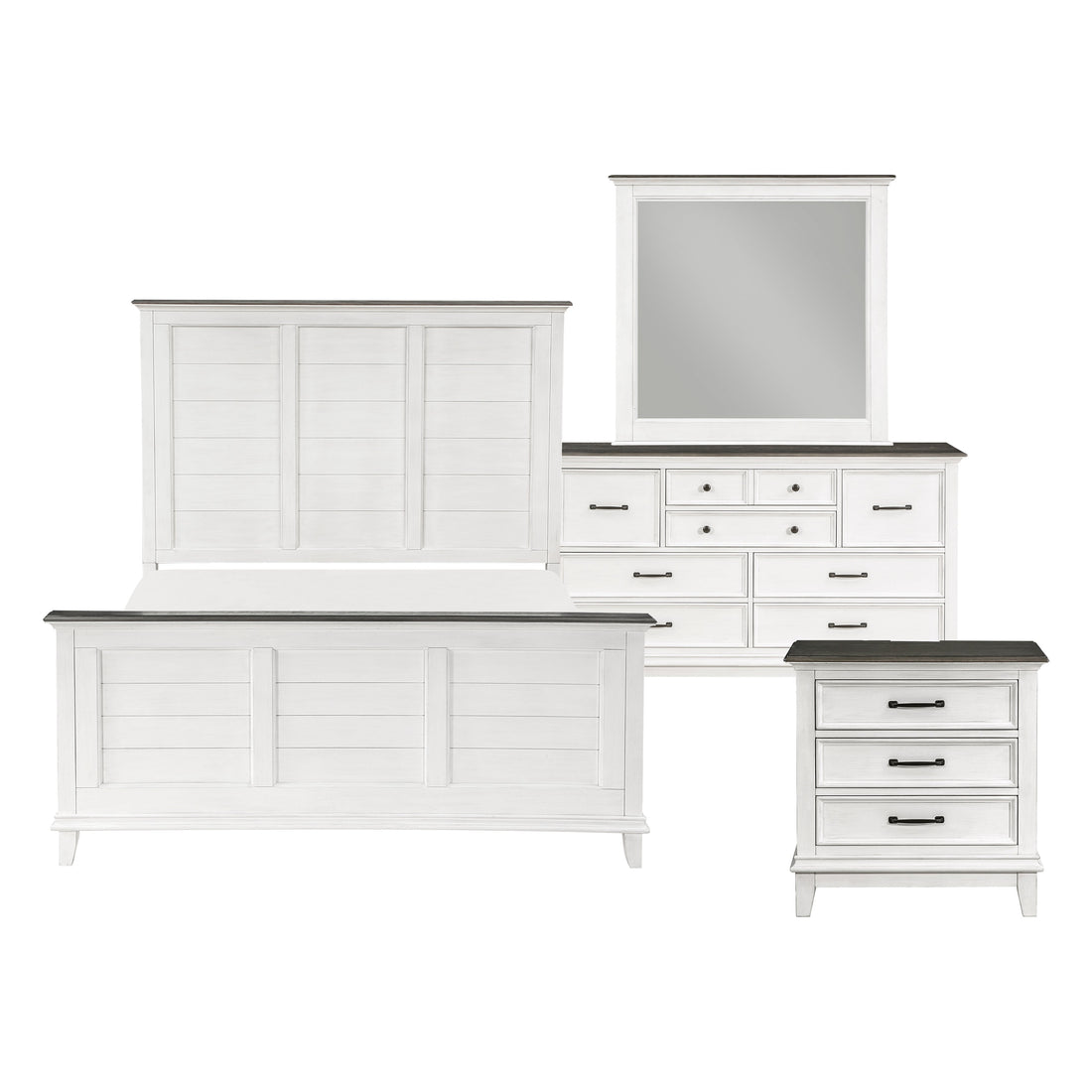 1463-1*4 4pc Set (QB+NS+DR+MR) - 1463-1*4 - Bien Home Furniture &amp; Electronics